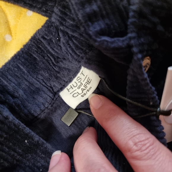 European!! navy corduroy overalls - Picture 5 of 5